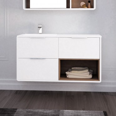 Mueble de baño 140 cm Vintass 3 cajones 