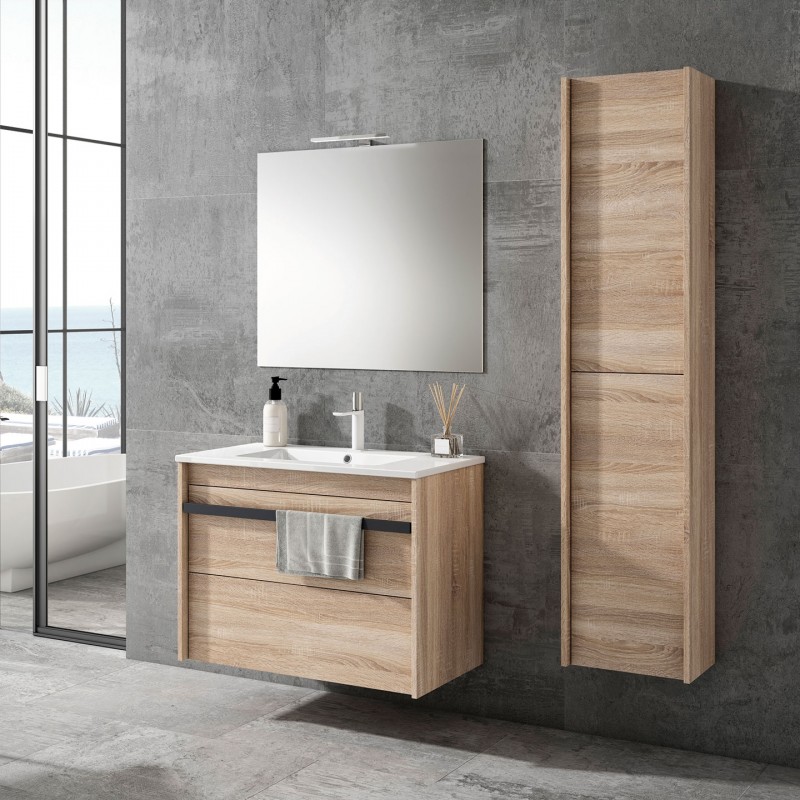 Muebles de baño: Milán 80 cm incluye encimera y espejo