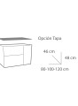 MUEBLE DE BAÑO ILLORA 120 CM 