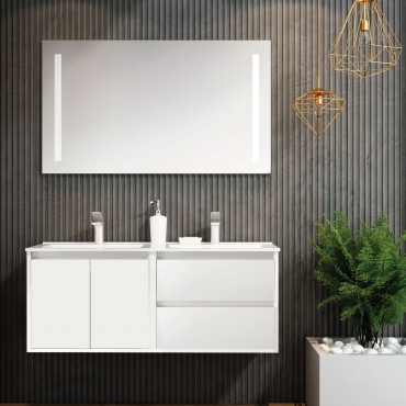 MUEBLE DE BAÑO CANADÁ 120 CM BLANCO