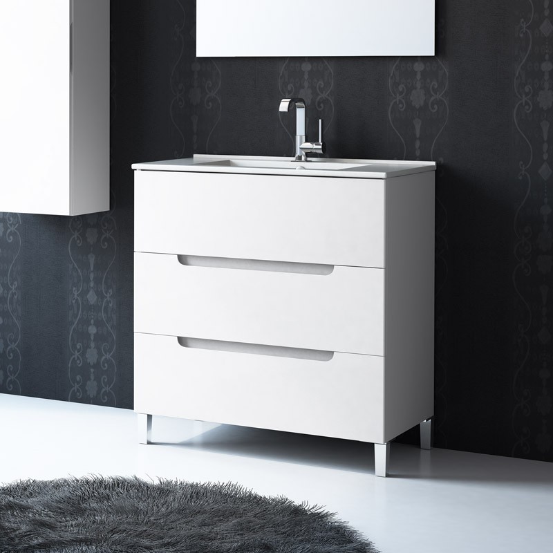 Mueble de baño 80 cm. Vivaro en Ámbar Muebles