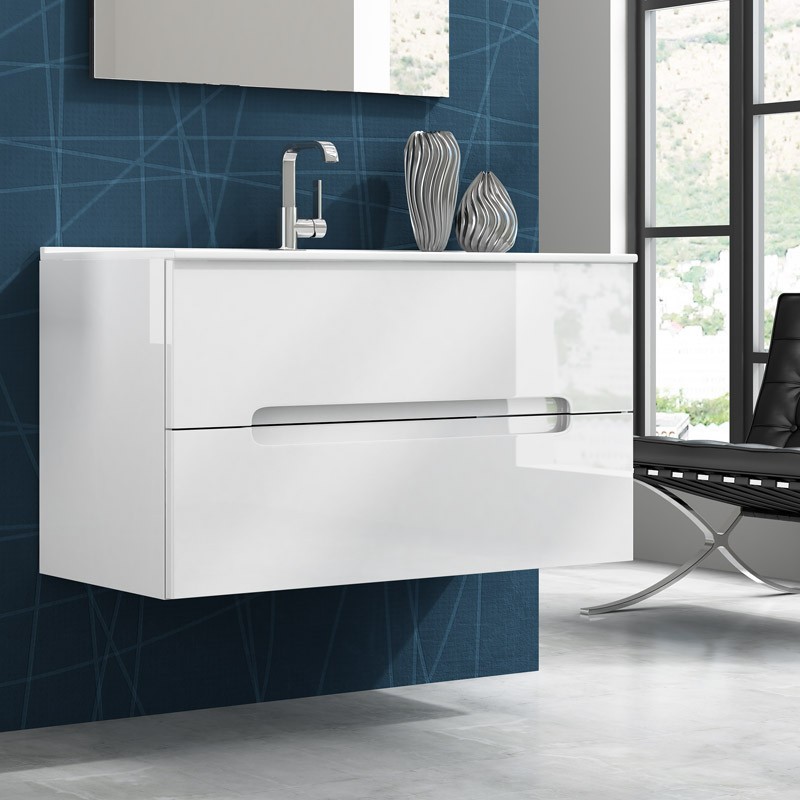 Mueble de baño con lavabo Harbor natural 80x46 cm