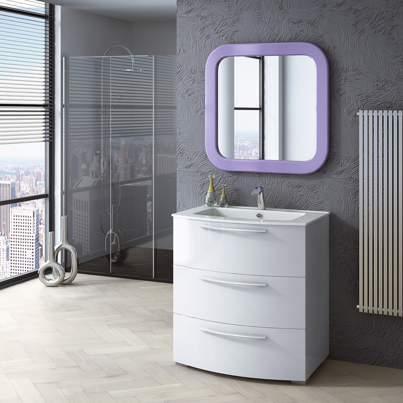 muebles de baño Muebles de baño del modelo curvo